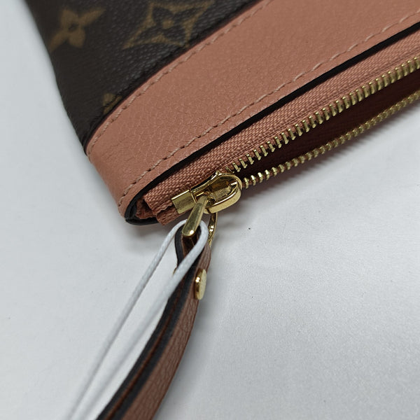 DAILY Monogram Coated Canvas Brown