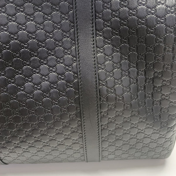 Microguccissima Monogram Calfskin Black