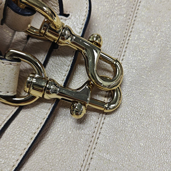 Calfskin Top Handle Bag White