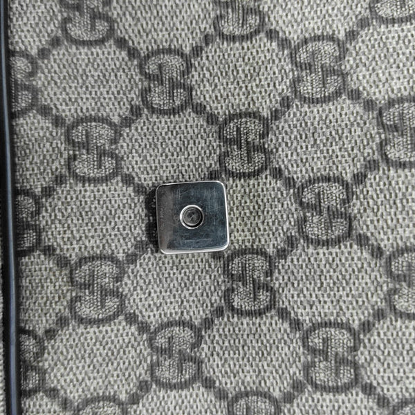 GG Messenger Monogram Coated Canvas Black