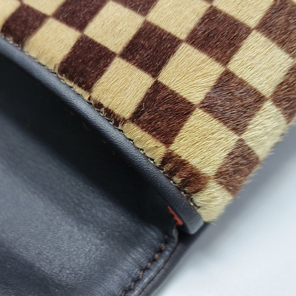 GAZELLE Damier Ebene Horsehair Brown