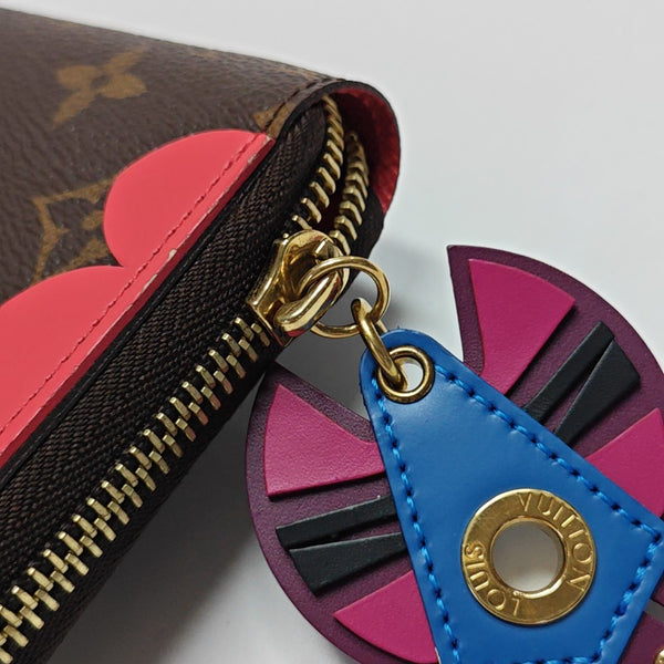ZIPPY Monogram Coated Canvas Brown Wallet