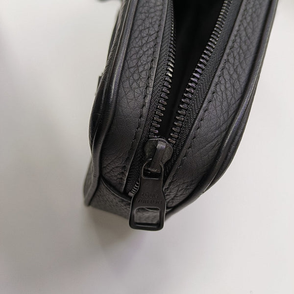 VOLGA Monogram Calfskin Black