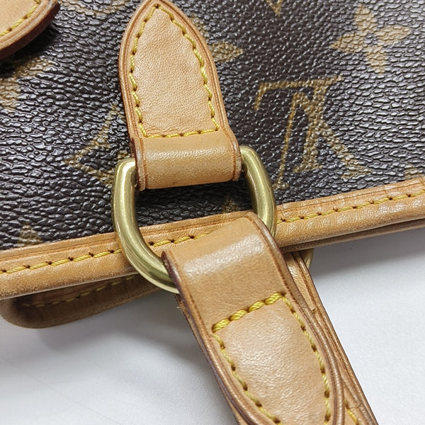 BATIGNOLLES MM Monogram Coated Canvas Brown