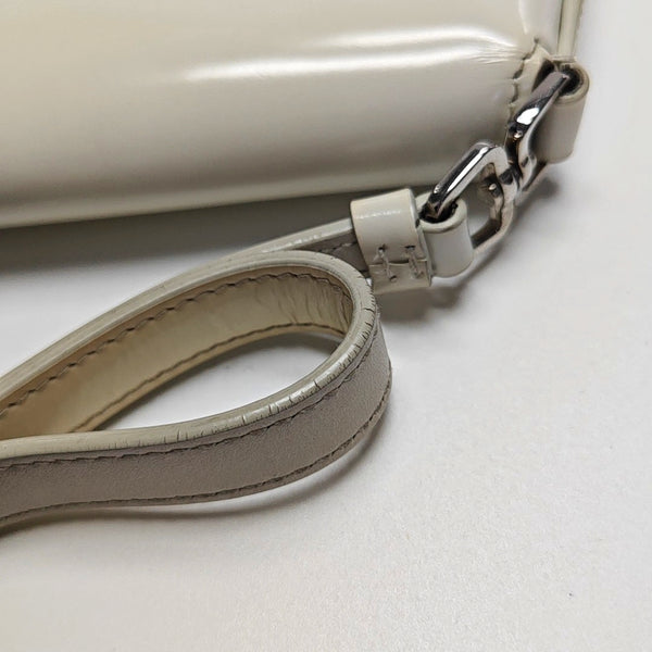 Cleo Saffiano Calfskin White