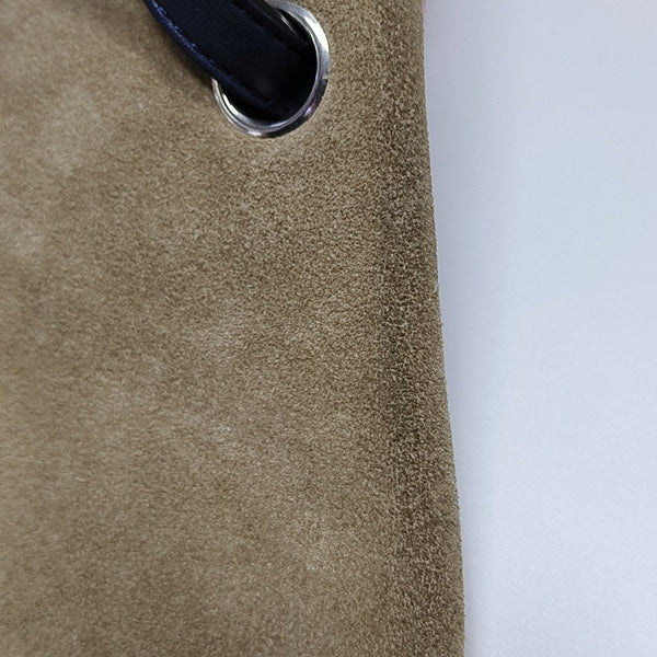 Suede Shoulder Bag Beige