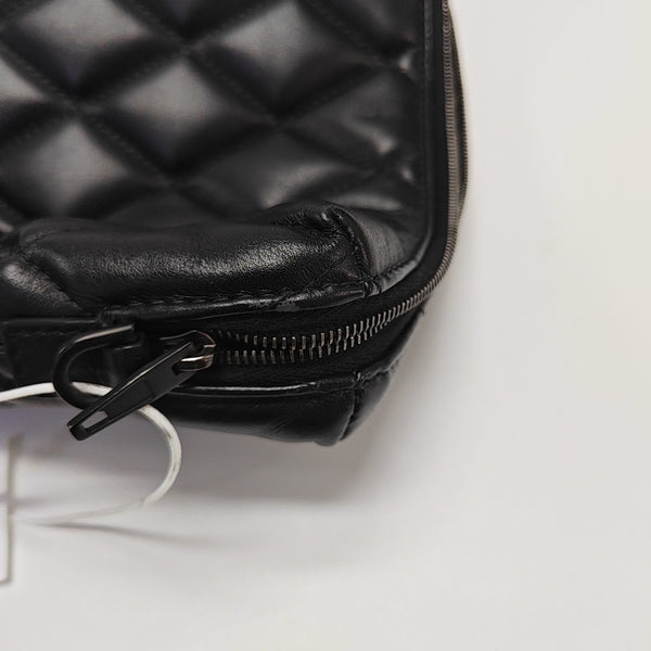 B. Quilted Calfskin Black