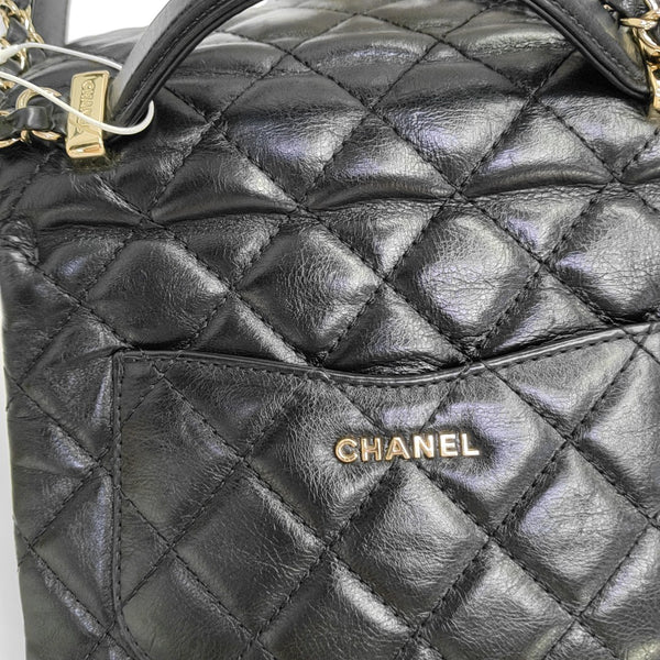 TRENDY CC Quilted Calfskin Black