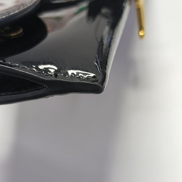Saddle Mini Patent Leather Black