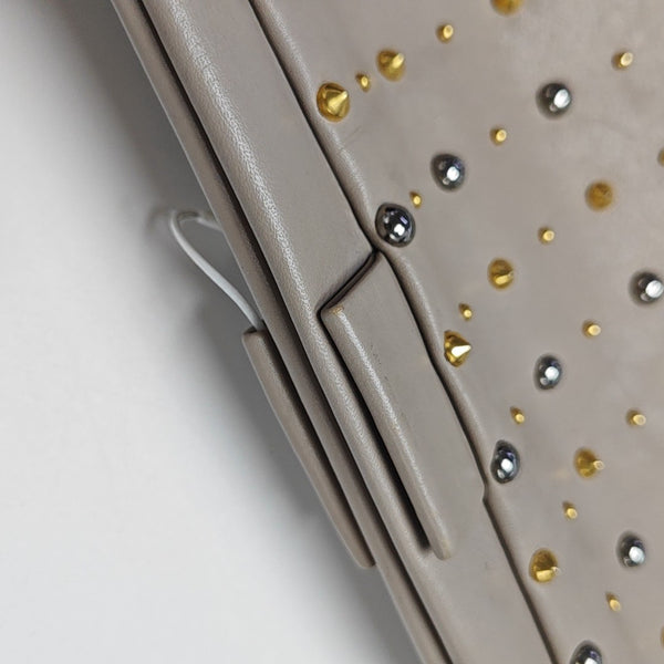 Lambskin Clutch Gray