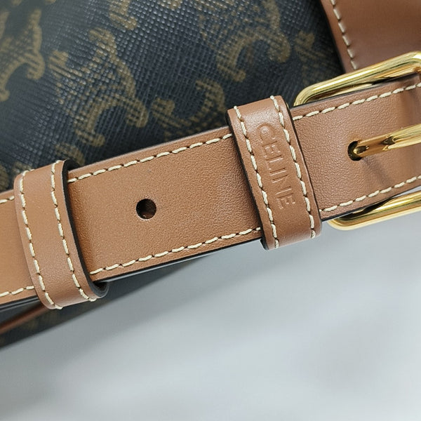 TRIOMPHE CANVAS Small Coated Canvas Brown