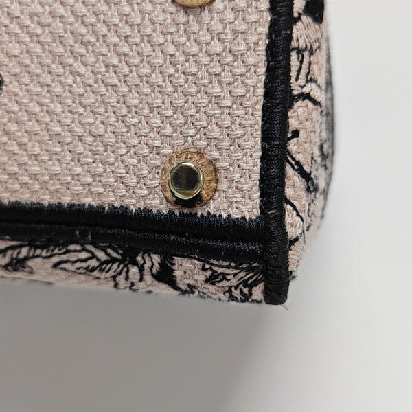 Lady Dior Mini Canvas Pink