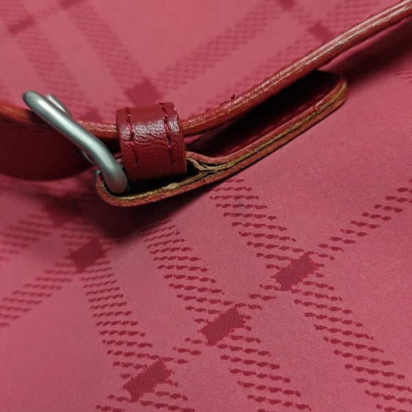 Special Material Shoulder Bag Red