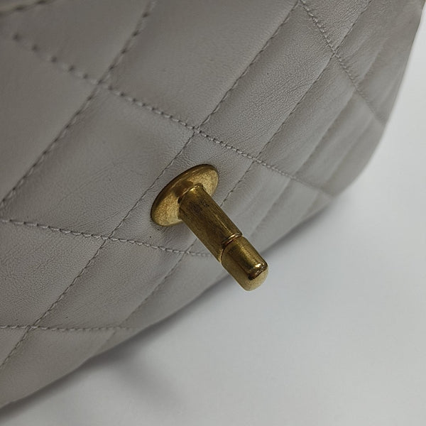 Quilted Calfskin White