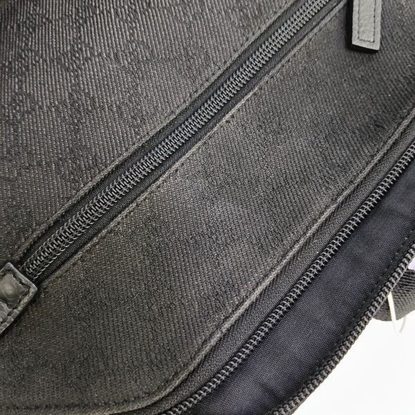 Monogram Canvas Backpack Black