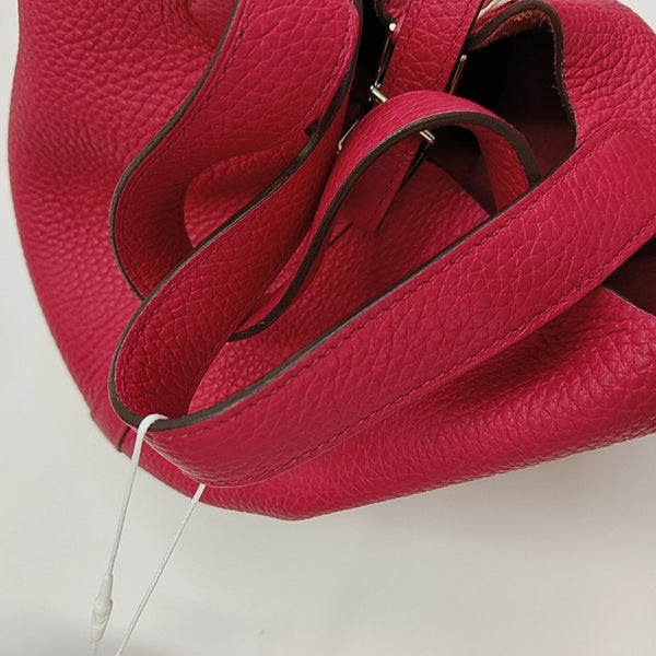Authenticated pre-owned Picotin Lock 18 Clemence Pink - Bucket Bag at Looply