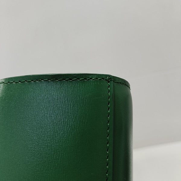 The Clip Calfskin Green