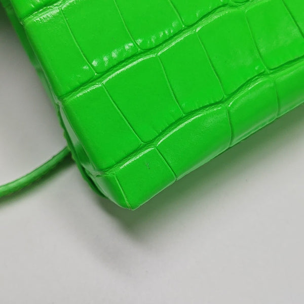 Shopping Bag Calfskin Green