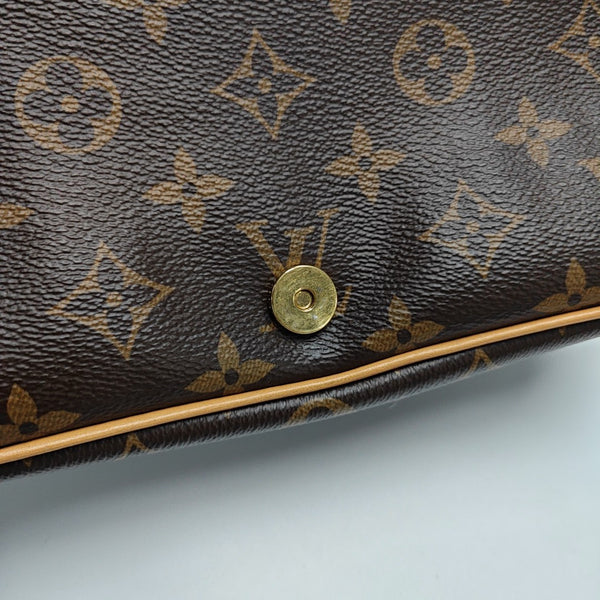 DIANE Monogram Coated Canvas Brown