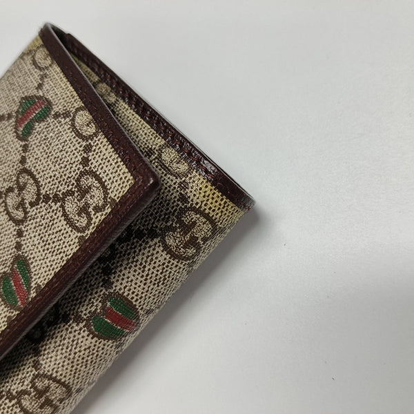 Monogram Coated Canvas Wallet Beige