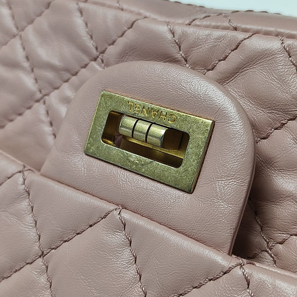 2.55 225 (small) Quilted Vintage Calf Pink