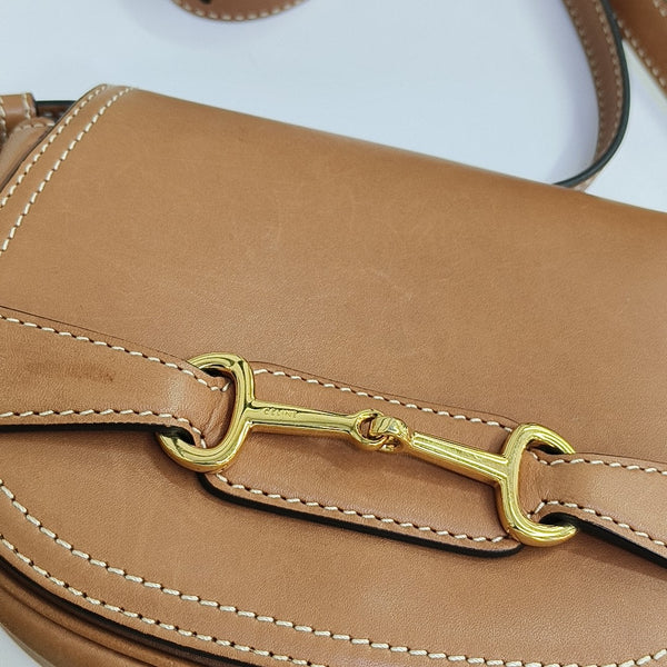 CRÉCY Small Calfskin Brown