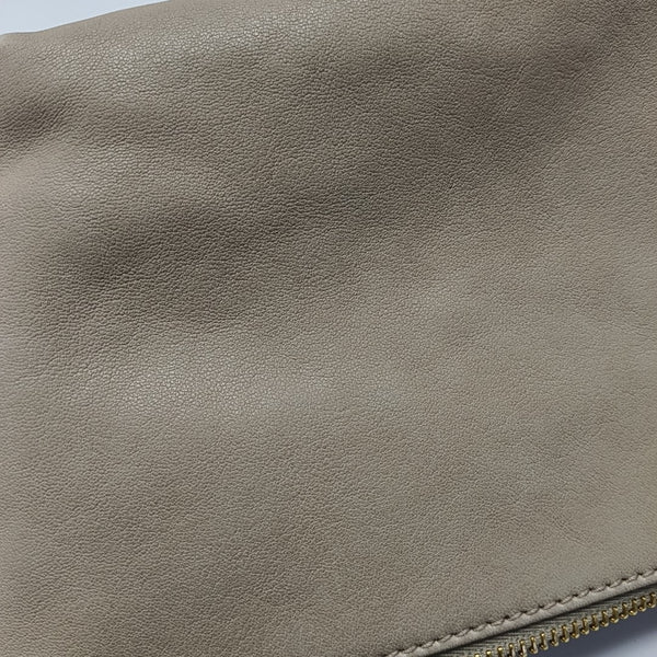 Lambskin Top Handle Bag Mini Beige