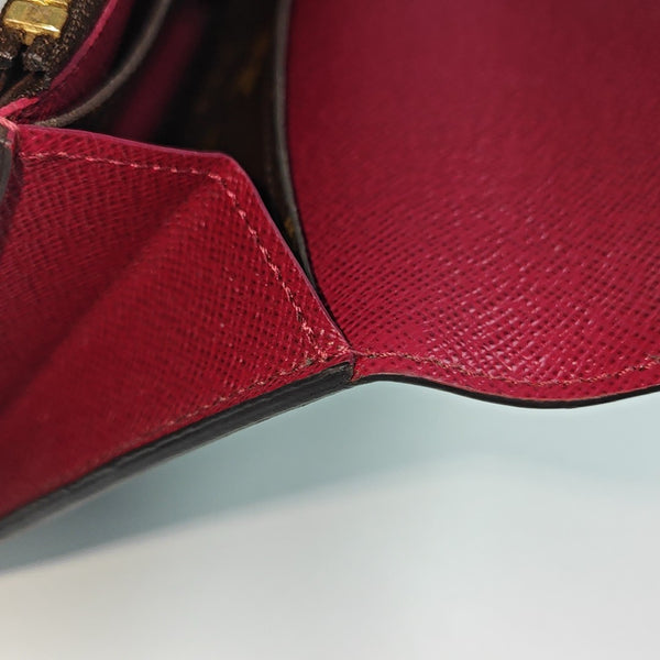 EMILIE Monogram Coated Canvas Brown Wallet