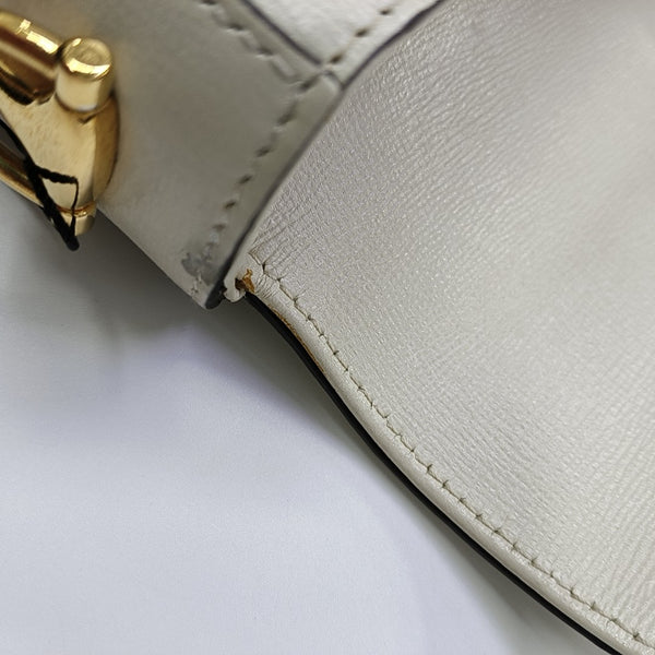 Horsebit 1955 Mini Calfskin White