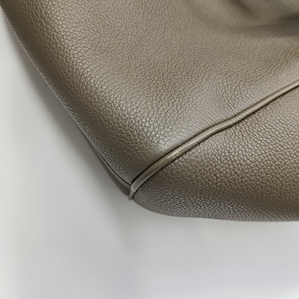 Calfskin Shoulder Bag Gray