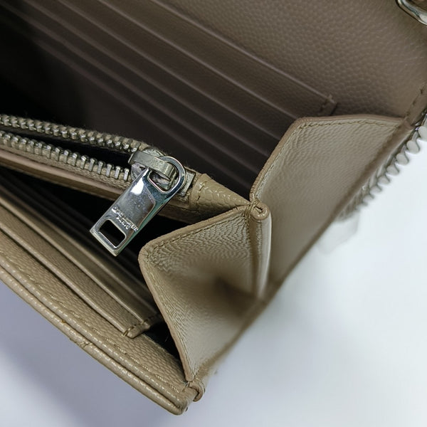 MONOGRAM Medium Chevron Calfskin Beige