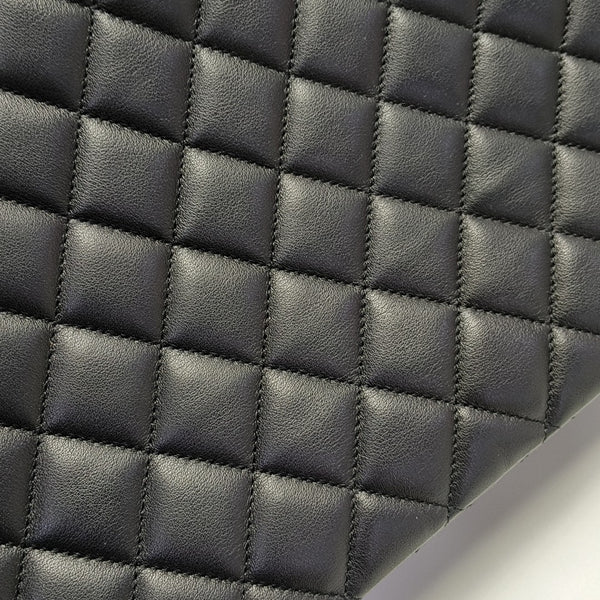 SURPIQUE Quilted Calfskin Black