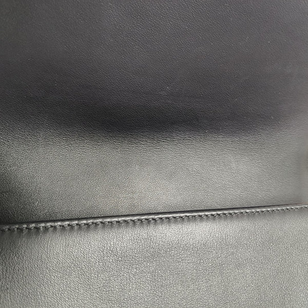 BOY CHANEL Medium Quilted Calfskin Black