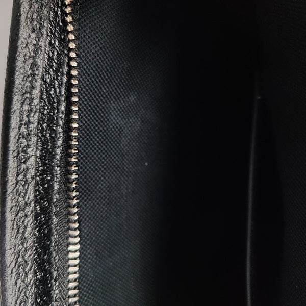 Monogram Fabric Clutch Black
