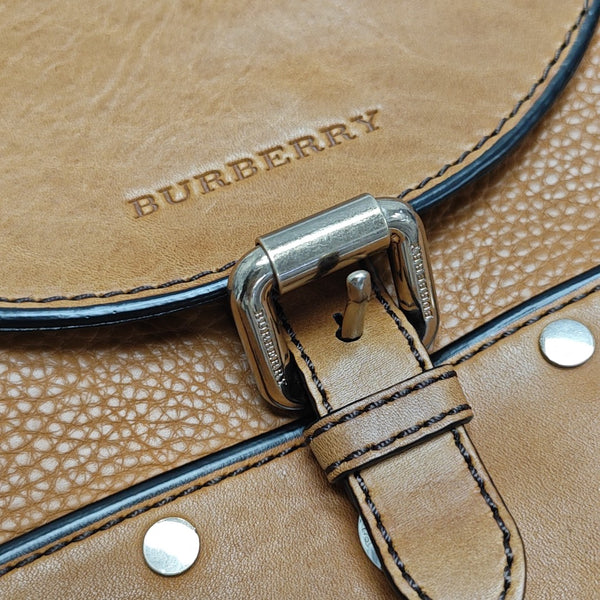 Calfskin Shoulder Bag Brown