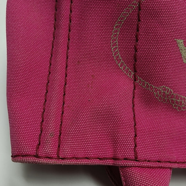 Denim Quilted Canvas Red