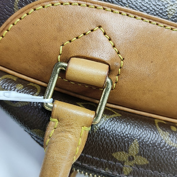 DEAUVILLE GM Monogram Coated Canvas Brown