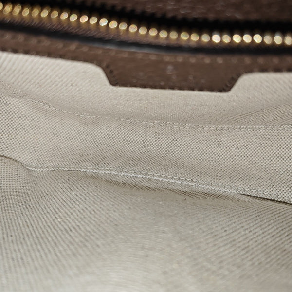 Monogram Coated Canvas Shoulder Bag Beige