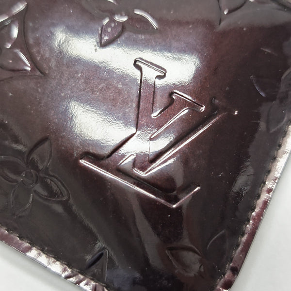 Patent Leather Card Holder Red