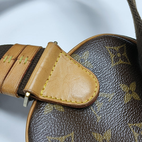 GANGE Monogram Coated Canvas Brown