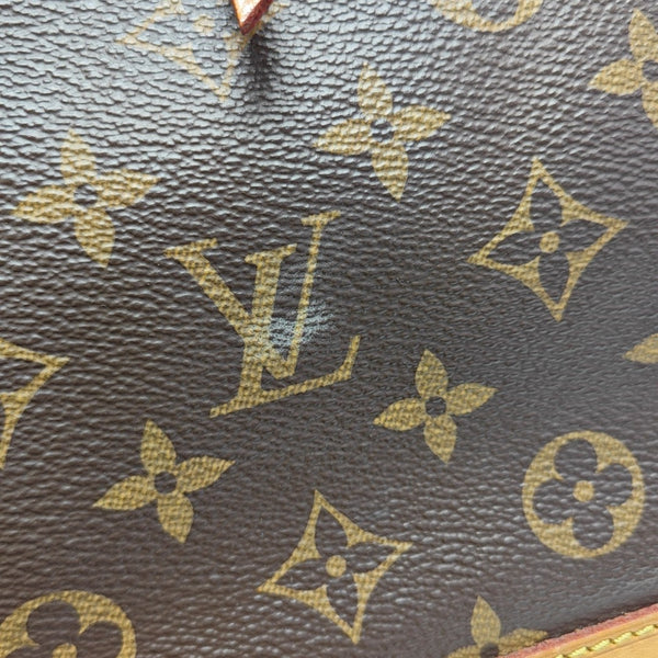 NOÉ BB Monogram Coated Canvas Brown