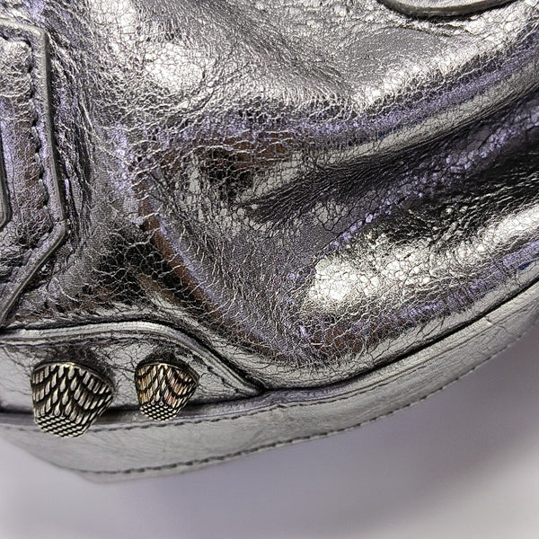 Le Cagole Calfskin Silver