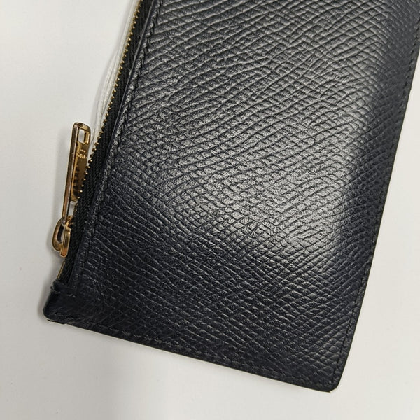Calfskin Card Holder Black