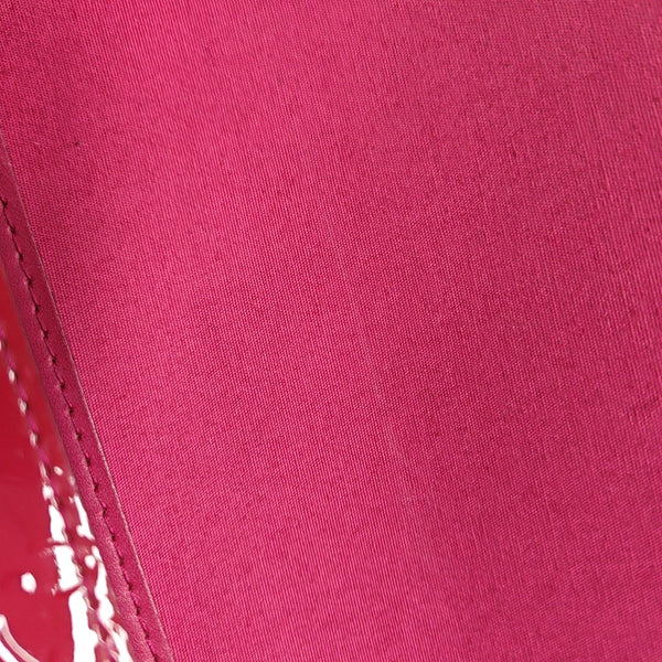 SAC LUCIE Mini Monogram Patent Leather Red