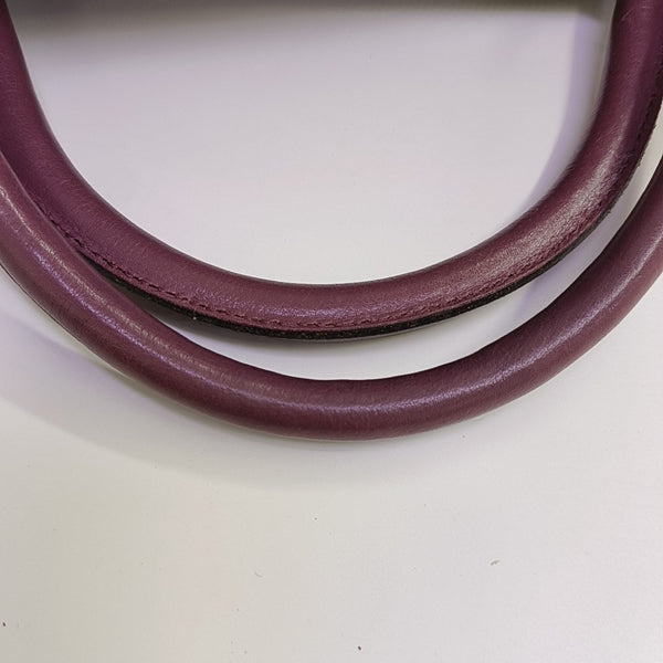 Lambskin Top Handle Bag Purple