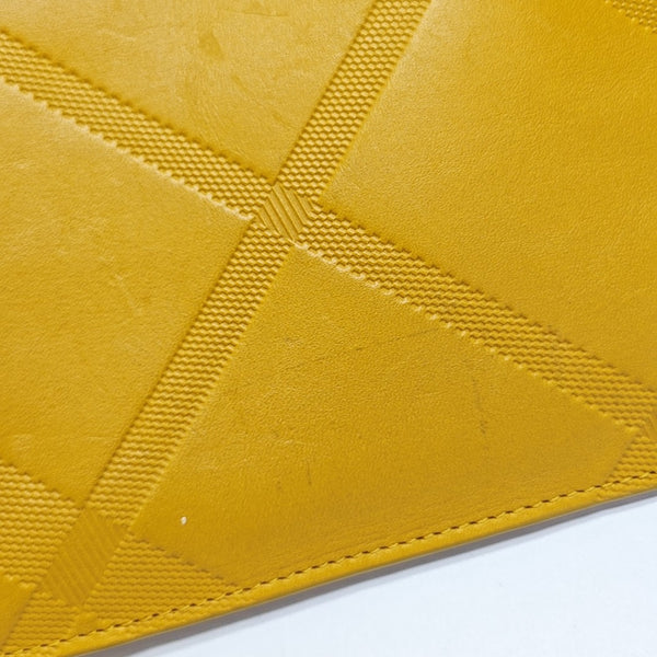 Calfskin Clutch Yellow