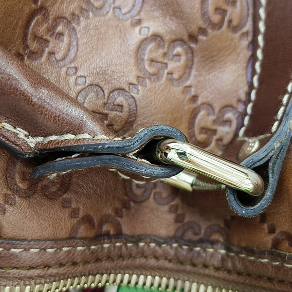 Joy Medium Monogram Calfskin Brown