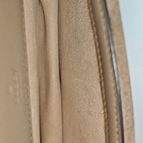 Dionysus Super Mini Monogram Coated Canvas Beige