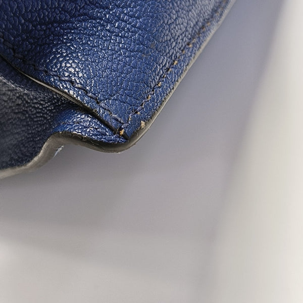 Calfskin Shoulder Bag Blue