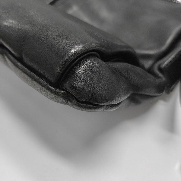 Calfskin Shoulder Bag Black